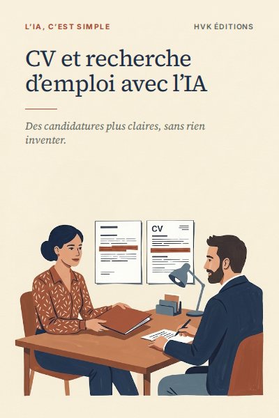 Couverture du guide « CV et recherche d’emploi avec l’IA »