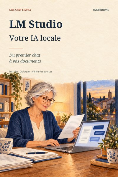 Couverture du guide « LM Studio : votre IA locale, du premier chat à vos documents »