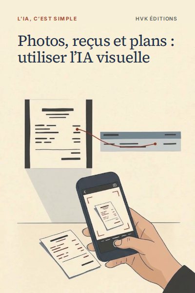 Couverture du guide « Photos, reçus et plans : utiliser l’IA visuelle »